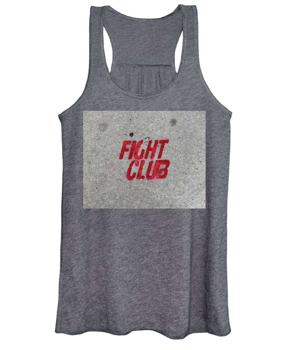Fight Club Sidewalk Stencil - Women's Tank Top