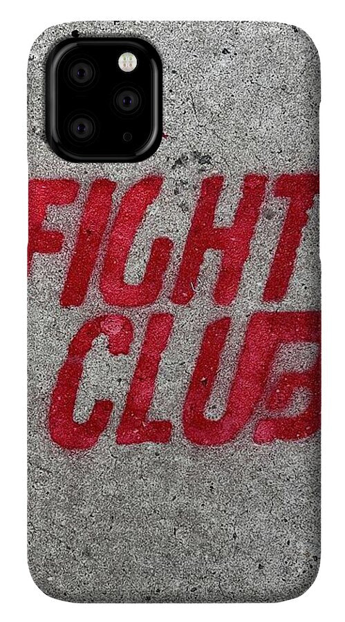 Fight Club Sidewalk Stencil - Phone Case