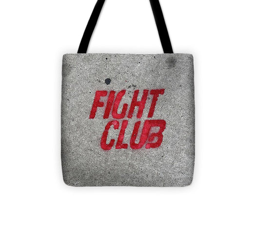 Fight Club Sidewalk Stencil - Tote Bag