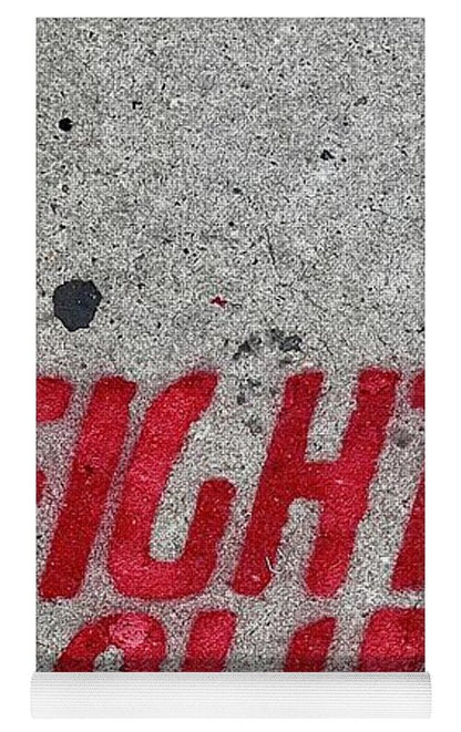 Fight Club Sidewalk Stencil - Yoga Mat