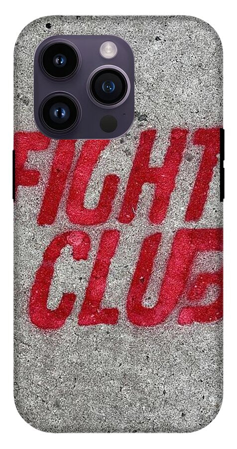 Fight Club Sidewalk Stencil - Phone Case