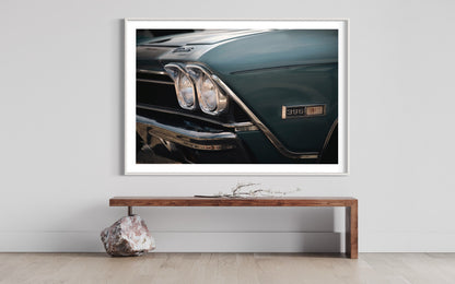 Fine Art Print -  Chevelle 396 Close-Up, Americana Muscle Car, Car Guy Gift, Home Decor, Man Cave, Classic Car, Chrome for Office, Garage