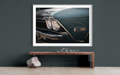 Fine Art Print -  Chevelle 396 Close-Up, Americana Muscle Car, Car Guy Gift, Home Decor, Man Cave, Classic Car, Chrome for Office, Garage