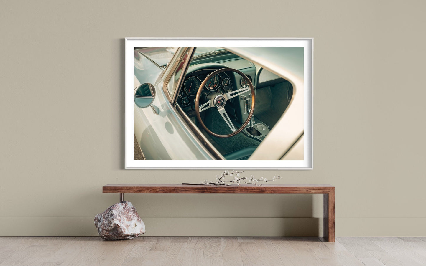 Fine Art Corvette Print, Classic Muscle Car Photography, Limited Edition Poster for Car Enthusiasts, Man Cave Decor, Housewarming Gift