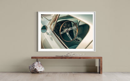 Fine Art Corvette Print, Classic Muscle Car Photography, Limited Edition Poster for Car Enthusiasts, Man Cave Decor, Housewarming Gift