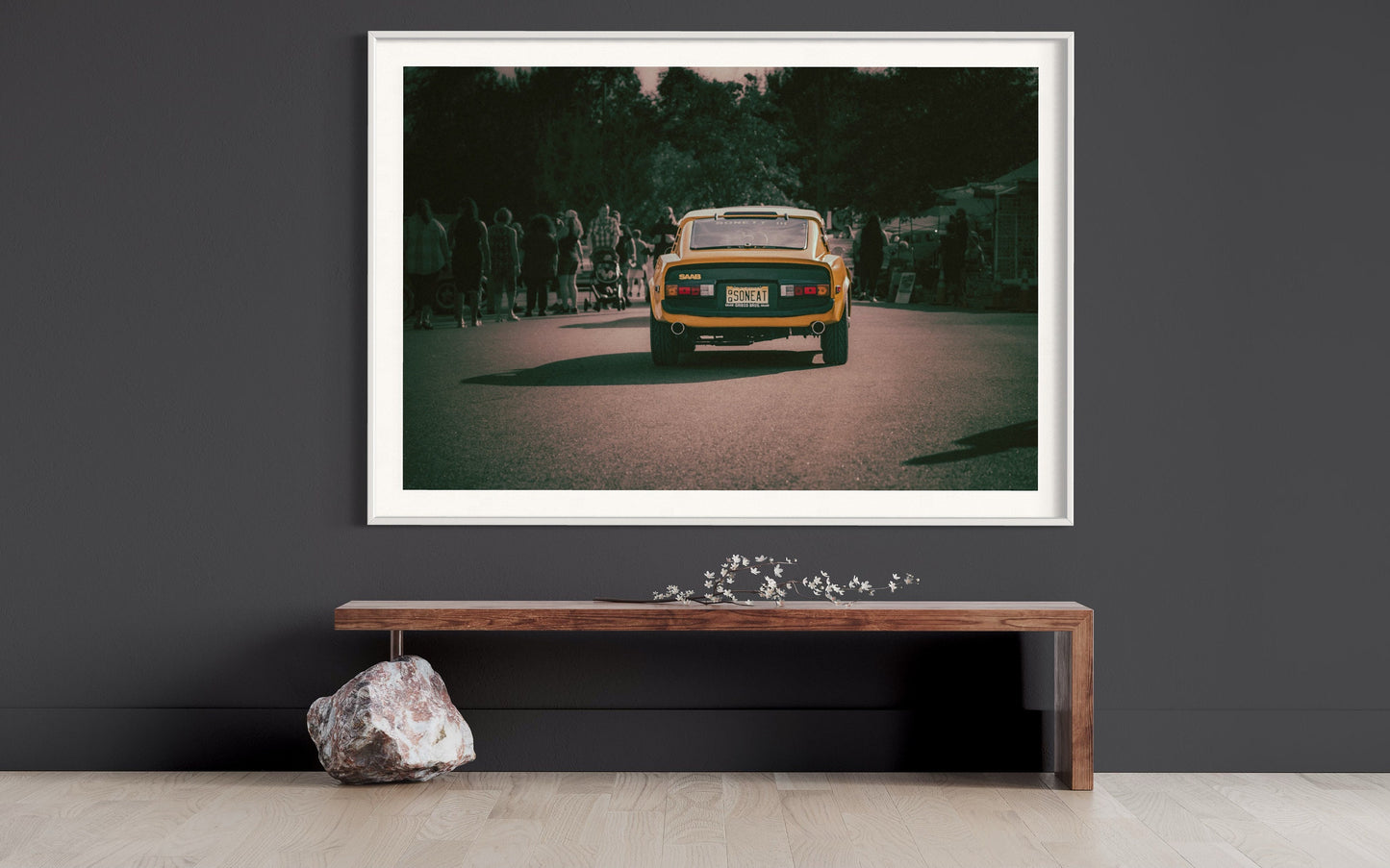 Fine Art Saab Sonett III Print: Classic Unique Automotive Decor Wall Art Accent Photo Poster