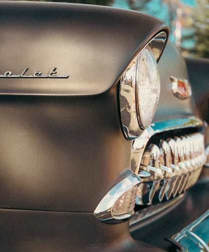 Chrome and Classics - 1950s Chevrolet grill - Retro Automotive Photography Print - Classic Car Modern Art Deco Poster Photo