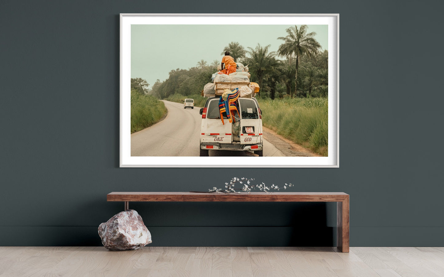 Journey's Load - Overland Travel in Africa - Cultural Photography Print - Wall Art Deco poster