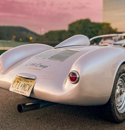 Classic Elegance - Sunset Vintage Porsche Spyder at Dead Man's Curve - Automotive Photography Print Modern Photo Print