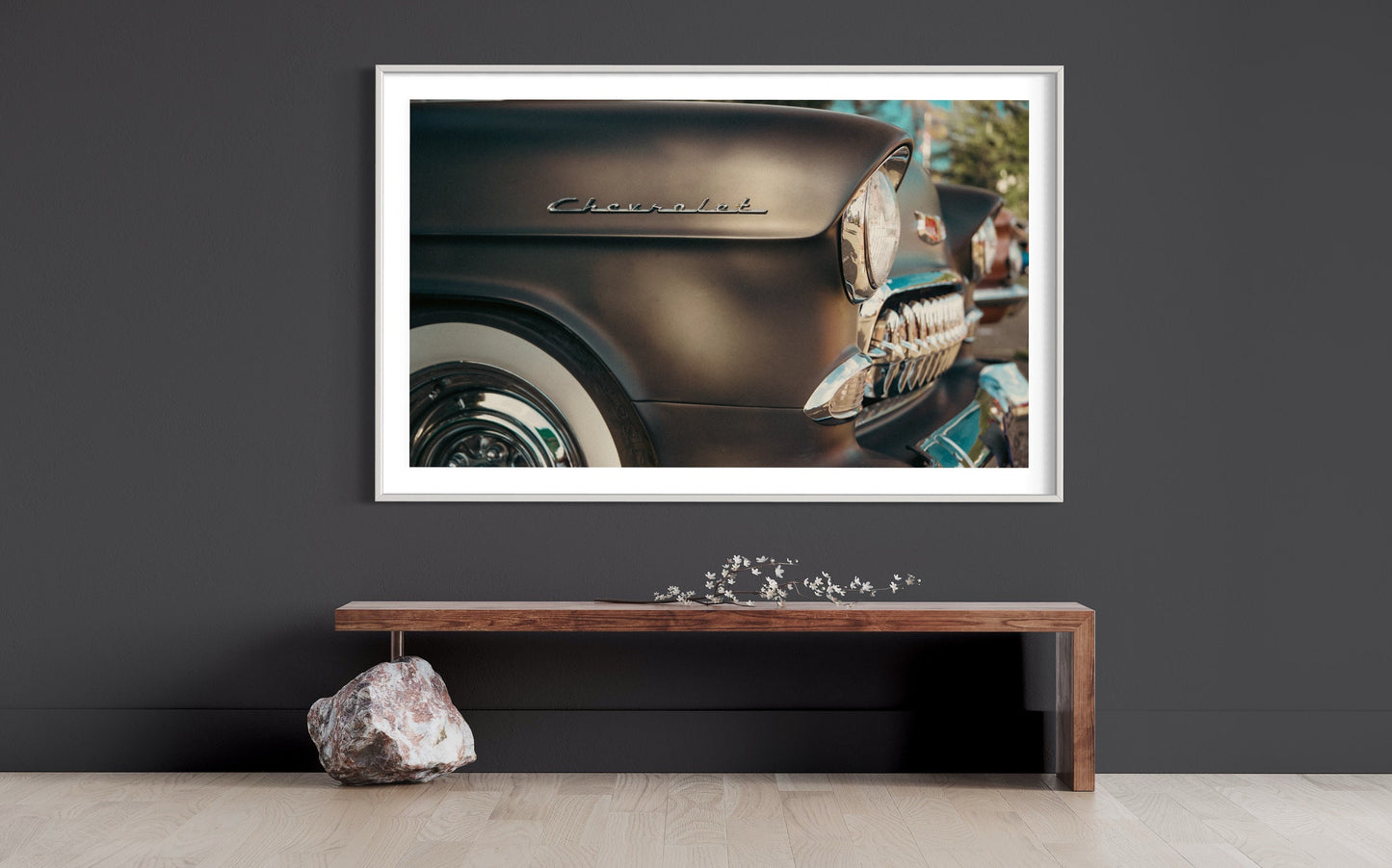 Chrome and Classics - 1950s Chevrolet grill - Retro Automotive Photography Print - Classic Car Modern Art Deco Poster Photo