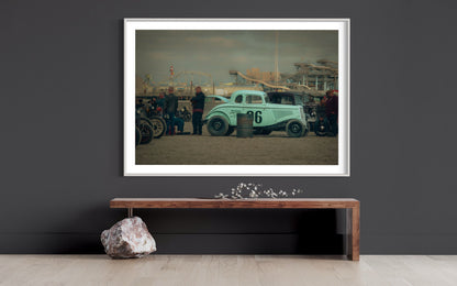 Fine Art Print - Hotrod Car Wall Art, Dreamy Decor, Retro Automotive Photography, Classic Racing Scene Decor, TROG Timeless Car Poster