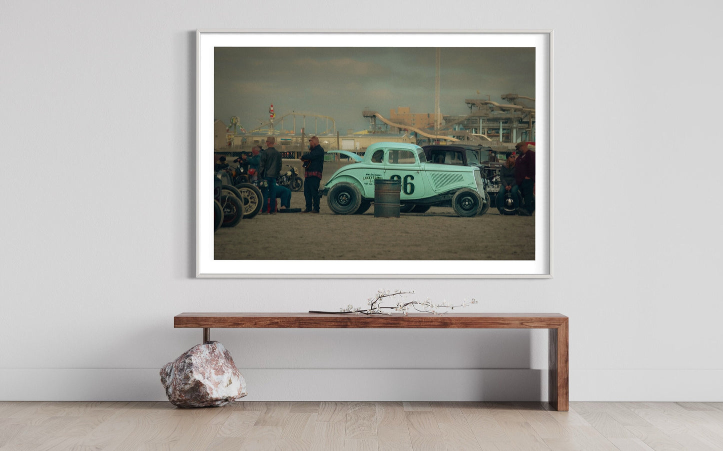 Fine Art Print - Hotrod Car Wall Art, Dreamy Decor, Retro Automotive Photography, Classic Racing Scene Decor, TROG Timeless Car Poster
