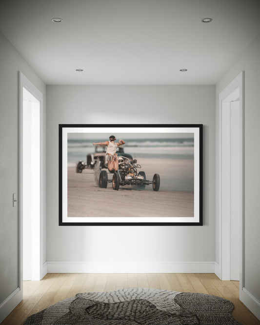 Hotrod Beach Drag Racing