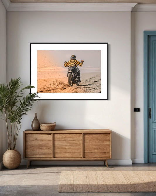 Fine Art print - Vintage Female Motorcycle Drag Racer Print - TROG -   Harley Davidson Motorcycle Decor, Motorcycle Wall Art, Biker Gift