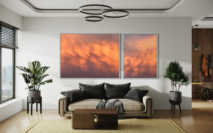 Fine Art print - Sunset Sky Clouds - Abstract Sky Wall Art- Minimalist Mood Abstract Art - Fine Art