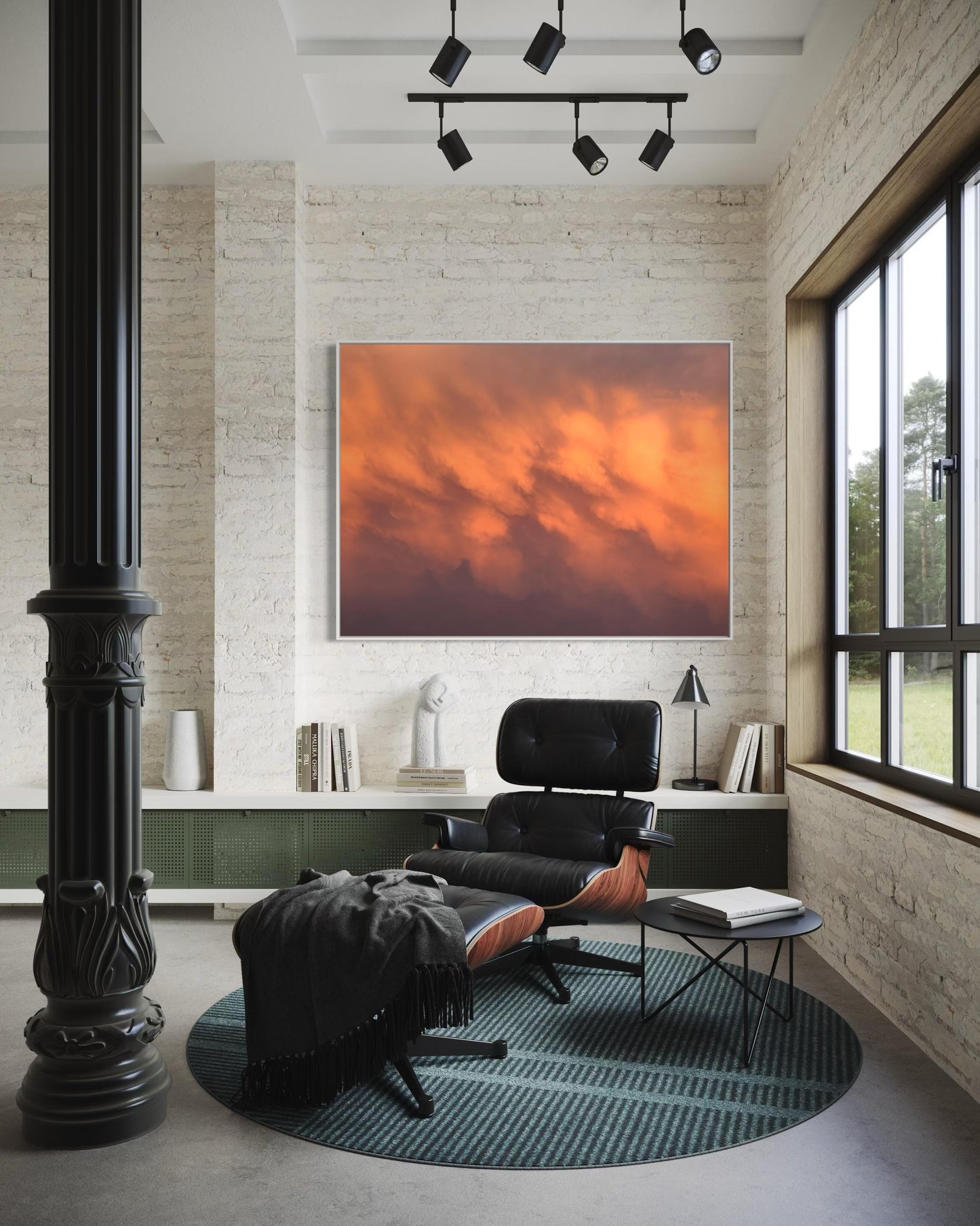 Fine Art Print - Sunset Clouds - Abstract Sky Wall Art - Modern Minimalist Abstract decor - Housewarming gift, calm decor for living room