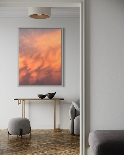 Fine Art print - Sunset Sky Clouds - Abstract Sky Wall Art- Minimalist Mood Abstract Art - Fine Art