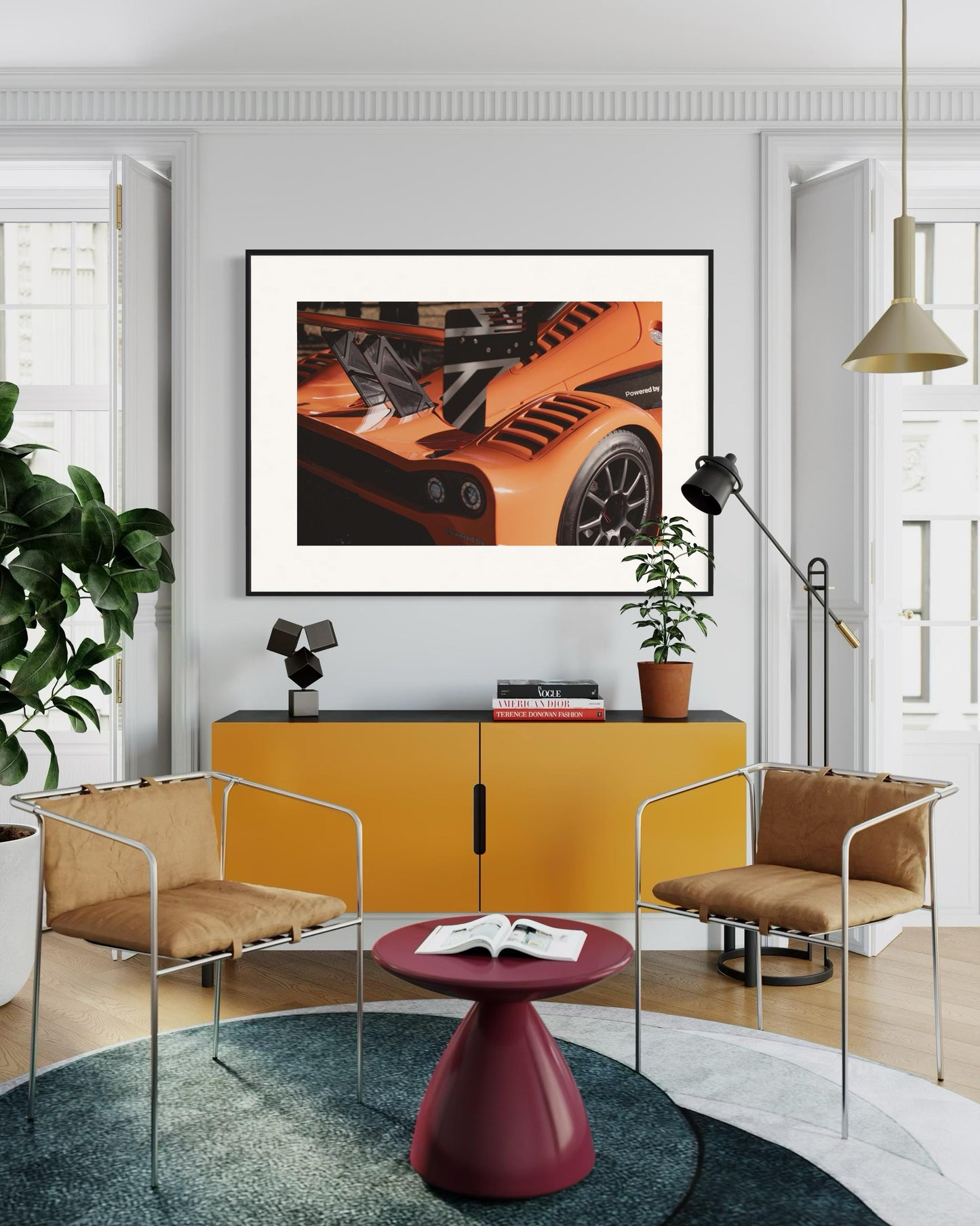 High-Performance Supercar Hypercar Close-Up  Fast Car Enthusiasts - Automotive Fine Art for Sports Car Lovers Poster Print