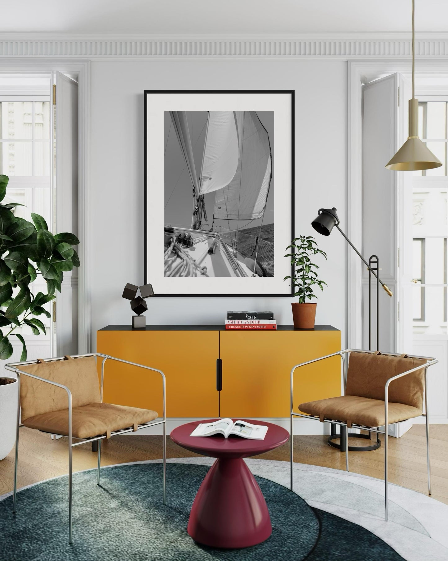 Sailing into the Unknown (BW)