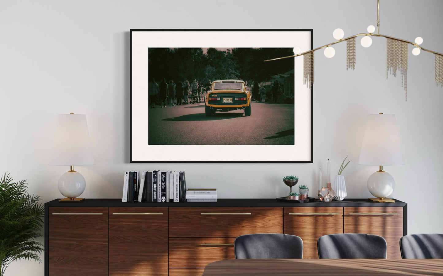 Fine Art Saab Sonett III Print: Classic Unique Automotive Decor Wall Art Accent Photo Poster
