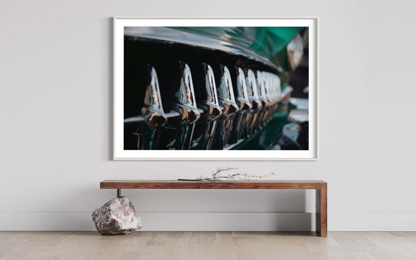 Fine Art Print - Buick Super Eight Grill Print, Classic Car Wall Art, Automotive Photography Poster, Man Cave Decor, Retro Chrome Car Art