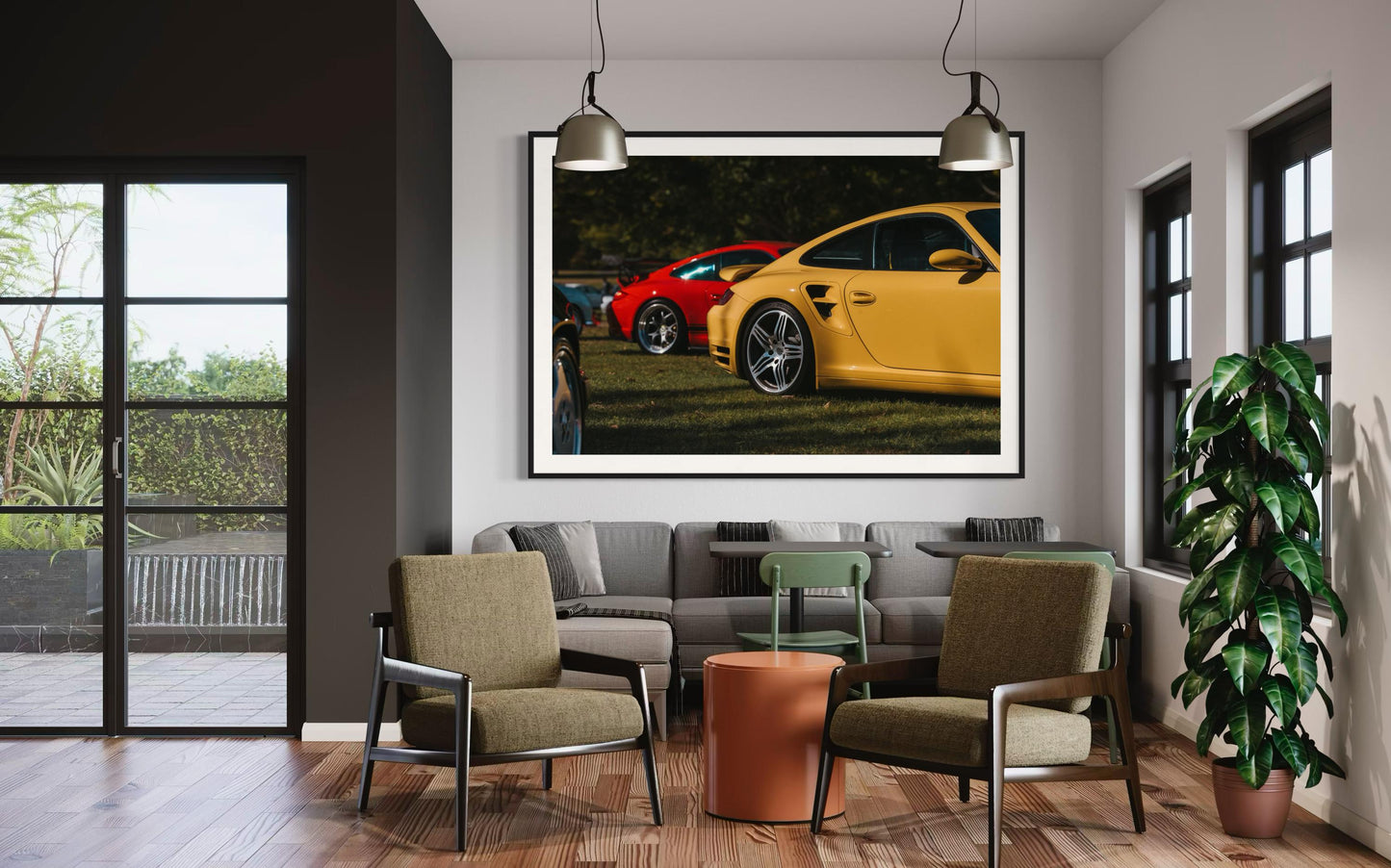 Dimensional Wall Art for Apartment Decor - Vibrant 911 Porsche Carrera Collection Trendy Wall Art - Custom Wall Art for Housewarming Gift