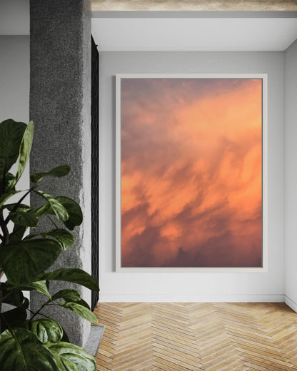 Fine Art print - Sunset Sky Clouds - Abstract Sky Wall Art- Minimalist Mood Abstract Art - Fine Art