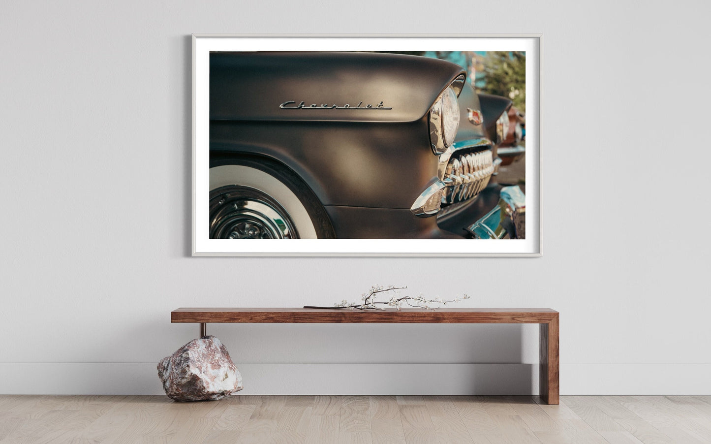 Chrome and Classics - 1950s Chevrolet grill - Retro Automotive Photography Print - Classic Car Modern Art Deco Poster Photo