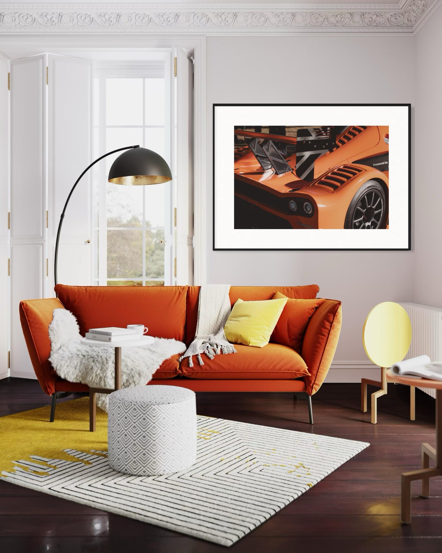 High-Performance Supercar Hypercar Close-Up  Fast Car Enthusiasts - Automotive Fine Art for Sports Car Lovers Poster Print