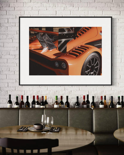 High-Performance Supercar Hypercar Close-Up  Fast Car Enthusiasts - Automotive Fine Art for Sports Car Lovers Poster Print