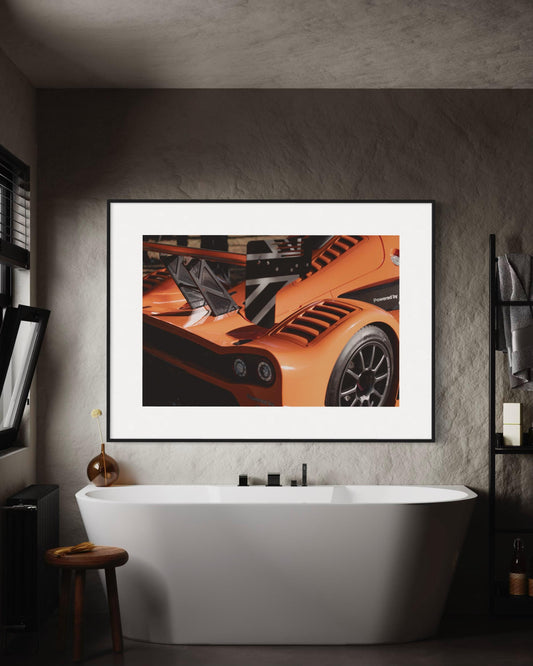 High-Performance Supercar Hypercar Close-Up  Fast Car Enthusiasts - Automotive Fine Art for Sports Car Lovers Poster Print