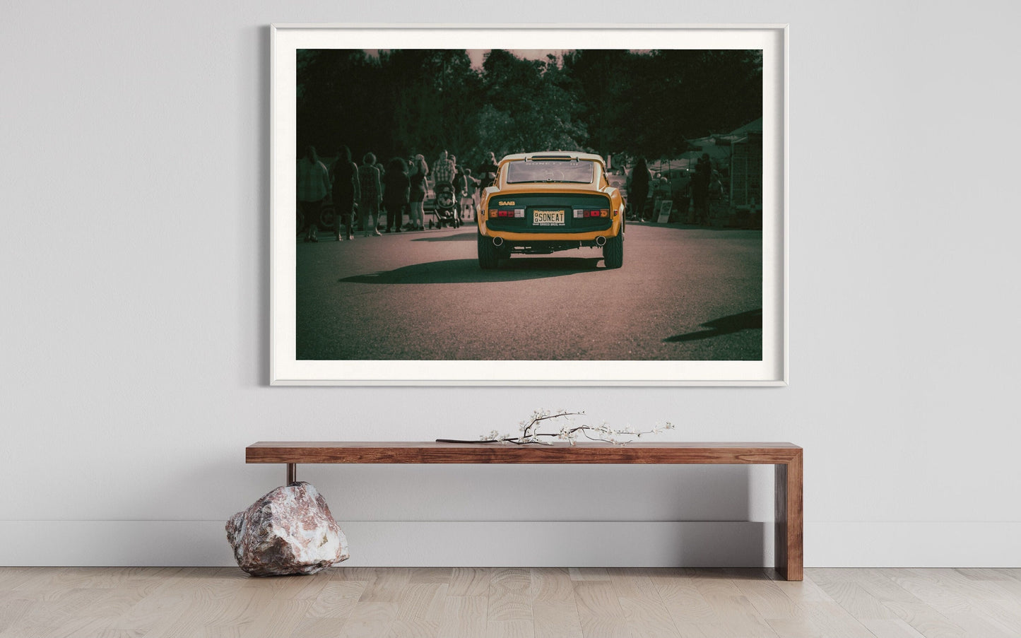 Fine Art Saab Sonett III Print: Classic Unique Automotive Decor Wall Art Accent Photo Poster