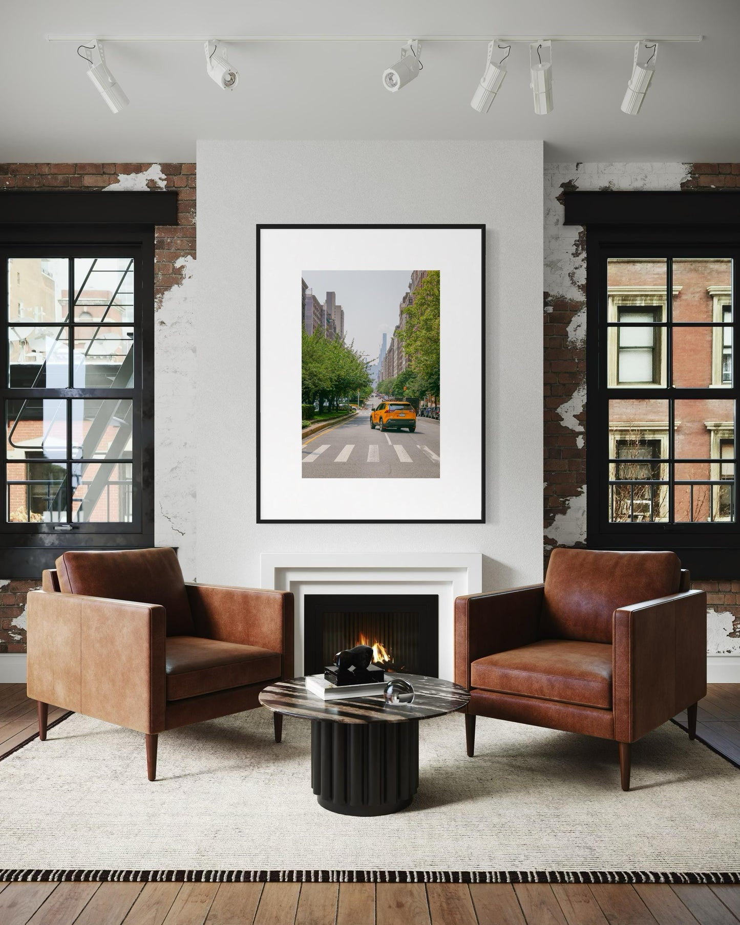 Fine Art Print - Yellow Taxi New York City Street Wall Art, 5th Avenue Poster, NYC gift, housewarming, office decor, Gil Stunner Original