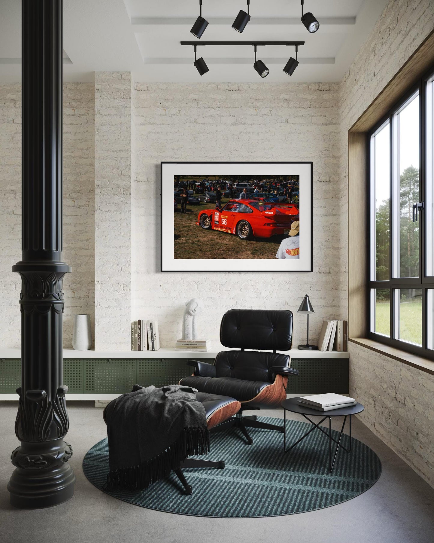 Fine Art Print -  Classic Red Porsche 911 GT2 Racing Car Wall Art - Gift for him, Porsche enthusiast, garage decor, Porsche Carrera, Office