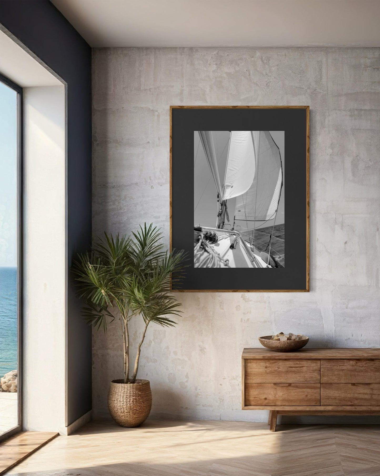 Sailing into the Unknown (BW)