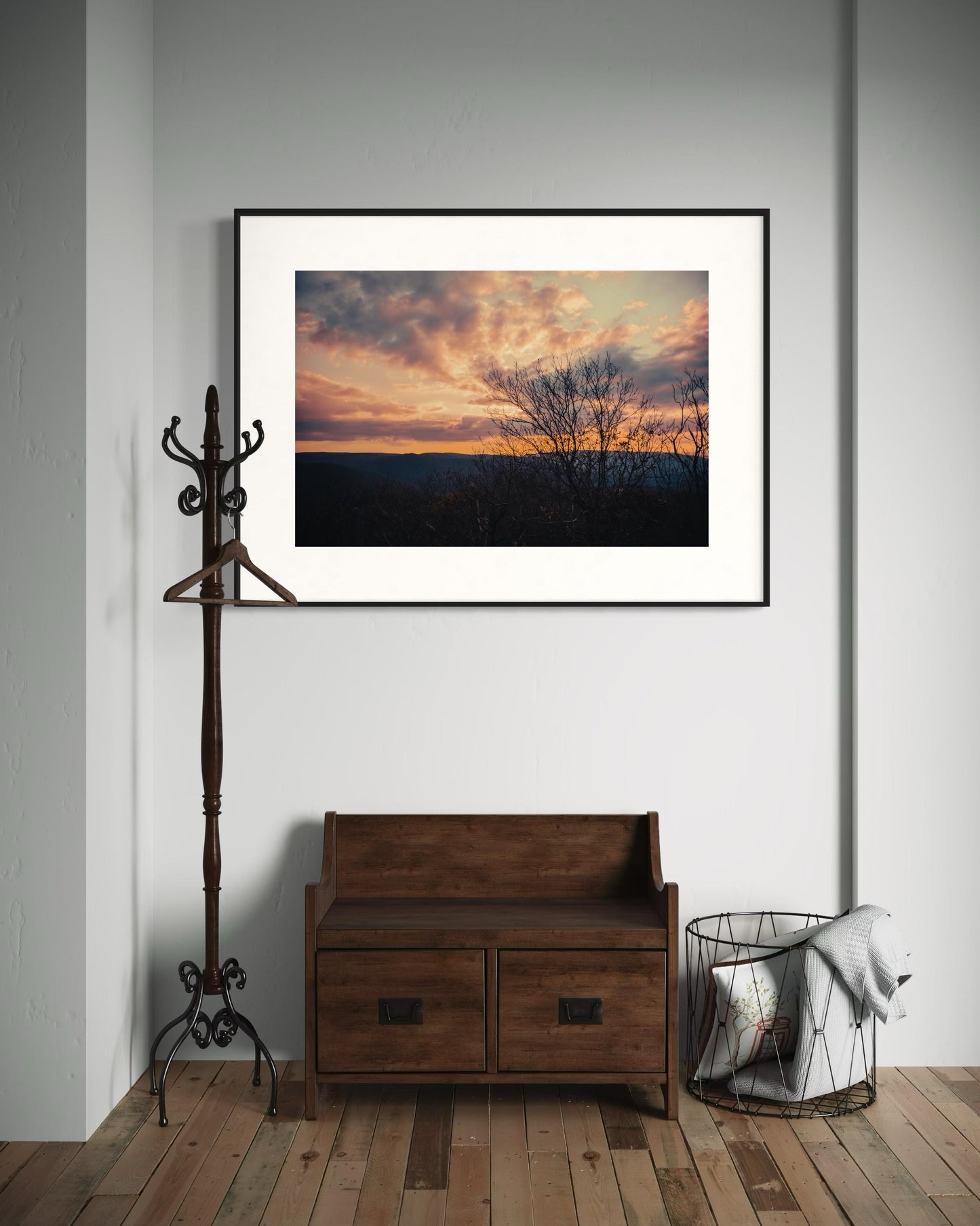 Fine Art Print - Sunset Twilight Over the Mountains Wall Art - Nature Landscape Photography, Decor Ideas, Art Deco, Housewarming Gift, Sky