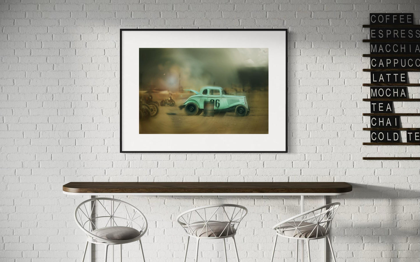 Fine Art Print - Hotrod Car Wall Art, Dreamy Decor, Retro Automotive Photography, Classic Racing Scene Decor, TROG Timeless Car Poster