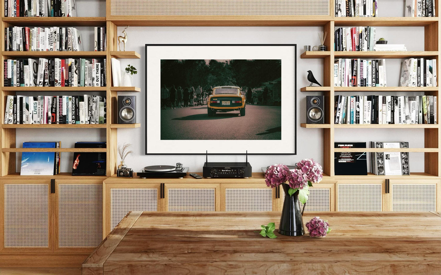 Fine Art Saab Sonett III Print: Classic Unique Automotive Decor Wall Art Accent Photo Poster