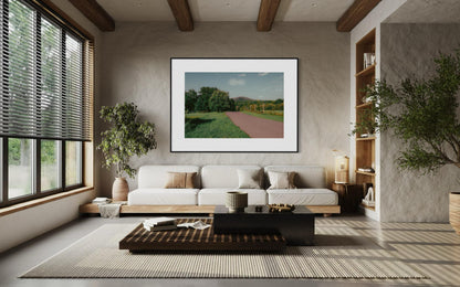 Fine Art print - Winery Road Landscape Wall Art, Landscape Nature Photo, Upstate New York Perfect for Farmhouse or Dining Room Decor, gift