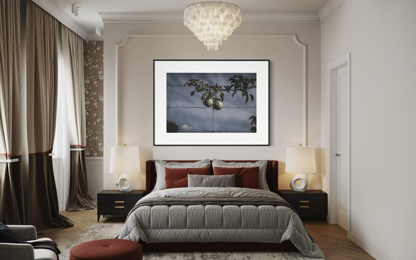 Fine Art Print - Pear Orchard Wall Art, Kitchen Wall Decor, Dining Room, Farmhouse, Poster, Housewarming Gift, Rustic, Home Decor