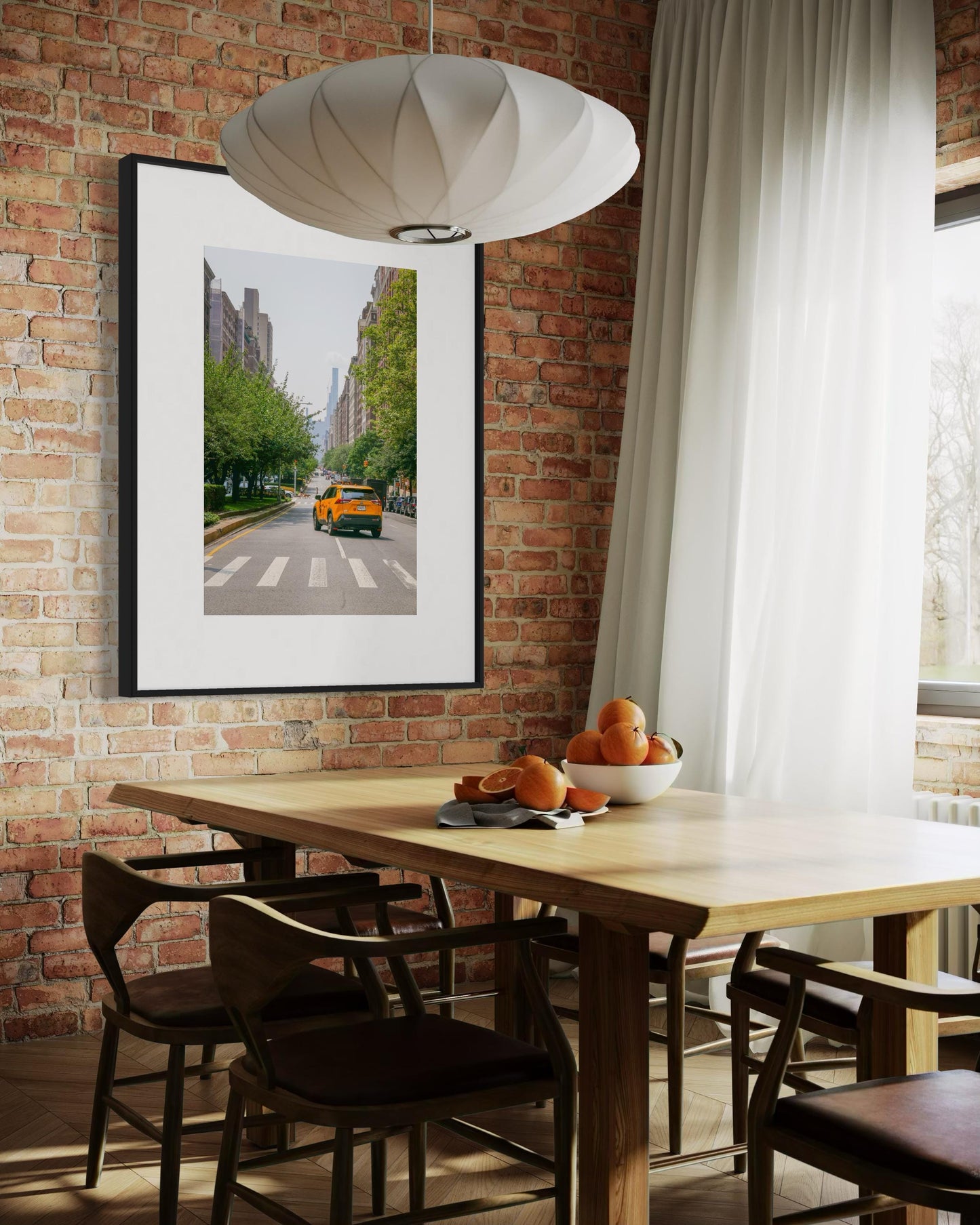 Fine Art Print - Yellow Taxi New York City Street Wall Art, 5th Avenue Poster, NYC gift, housewarming, office decor, Gil Stunner Original