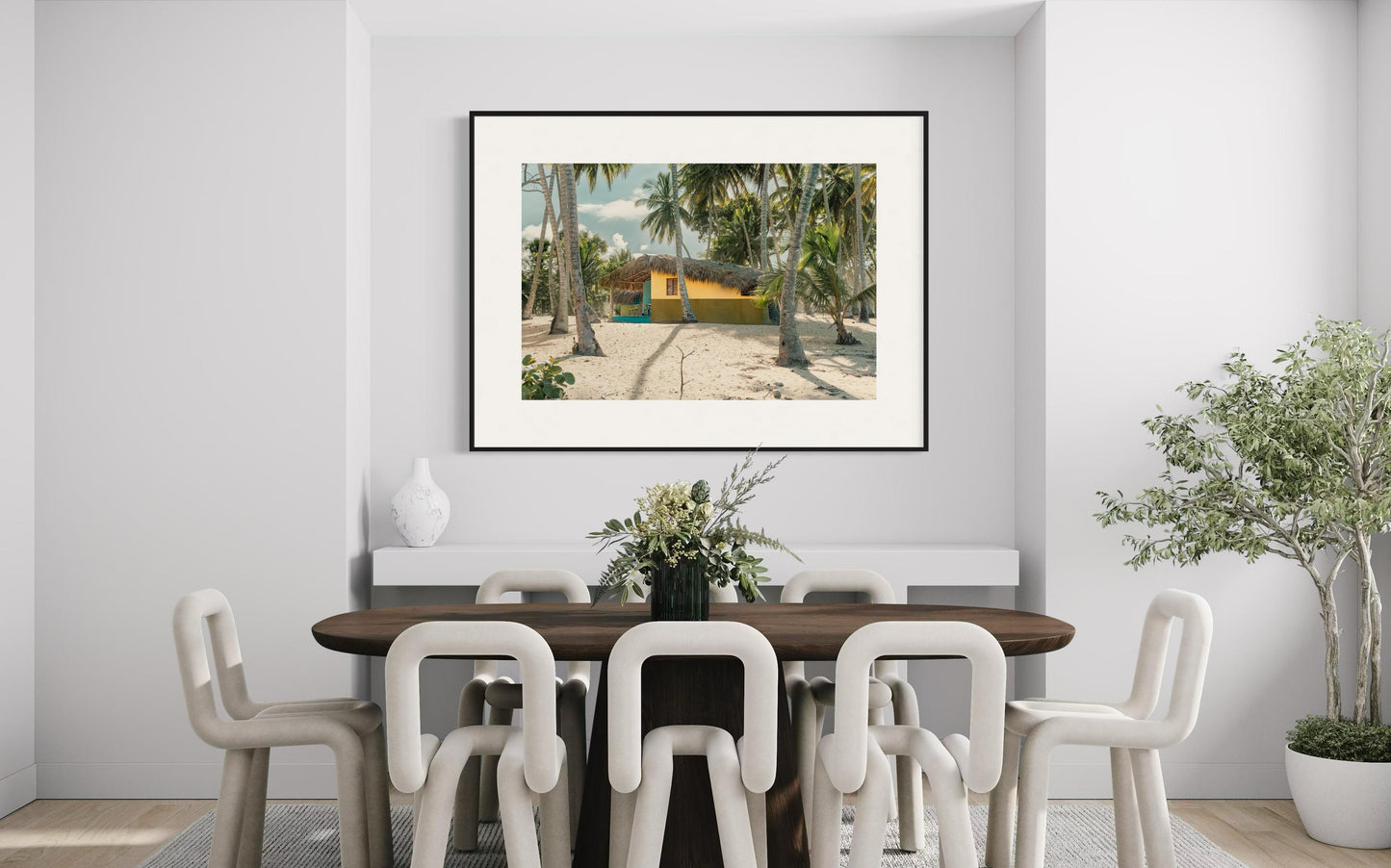 Fine Art Beach Print - Tropical Beach Wall Art - Cabarete Dominican Republic Palm Tree Coastal Paradise Trendy Wall Art - Beach House Poster