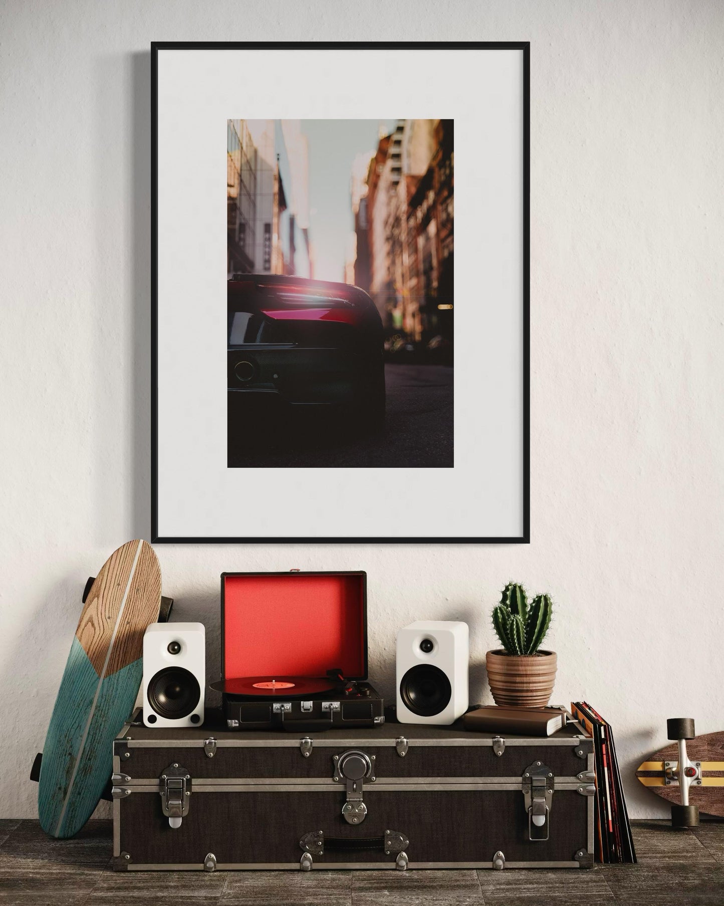 Maserati MC20 Supercar Wall Art for Home Decor - Car Framed Poster Printable Wall Art - Porsche Poster Gift ideas for sport cars enthusiasts