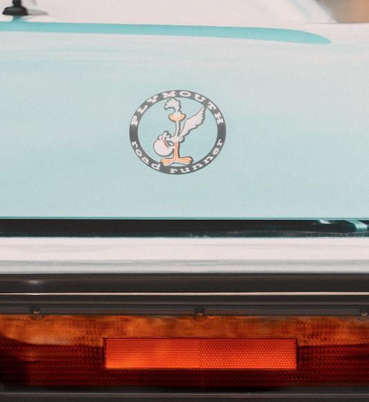 Fine Art Plymouth Road Runner Wall Art - Classic American Muscle Car Poster - GIfts for him, Print for Living Room, Office, or Garage