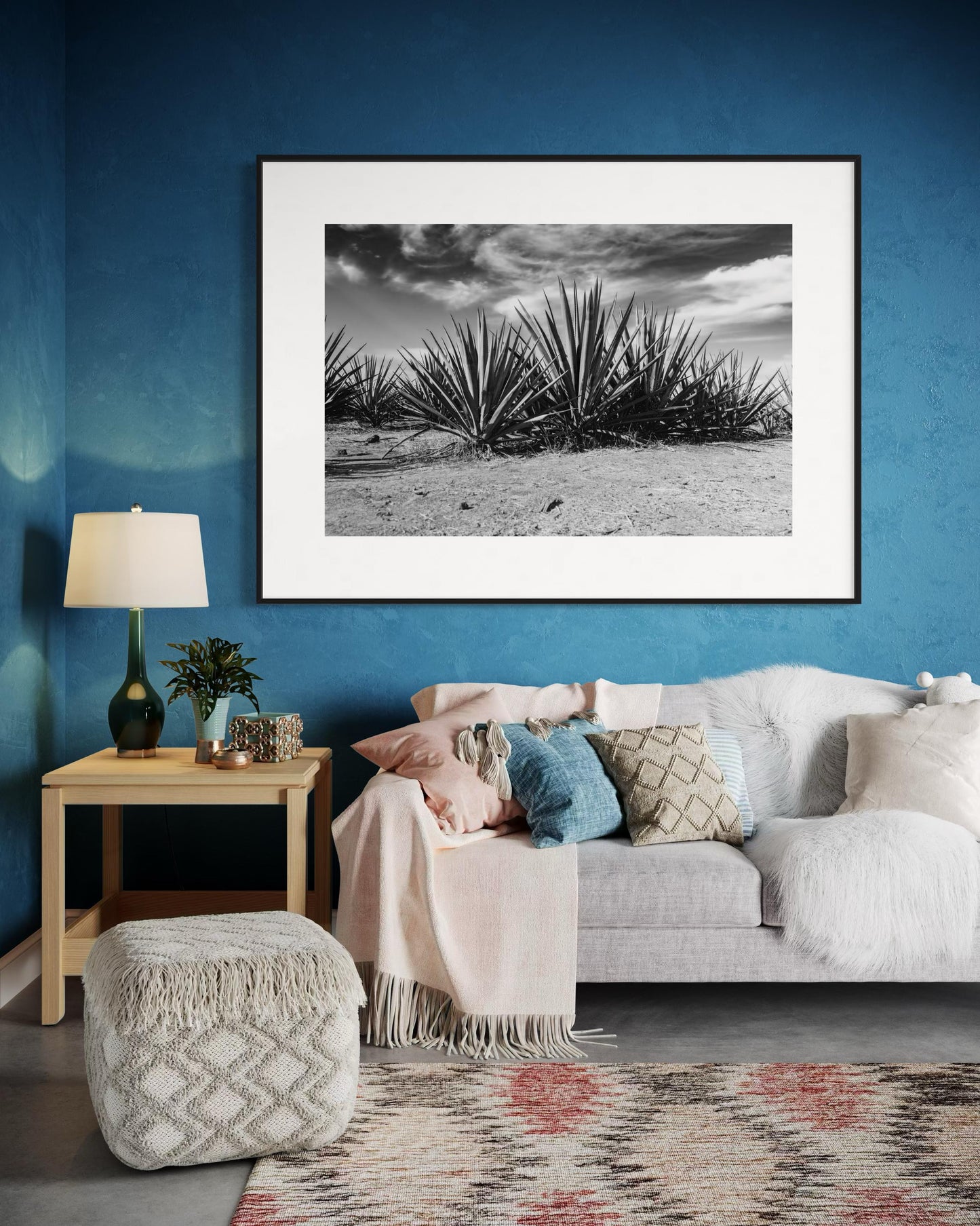 Monochrome Blue Agave
