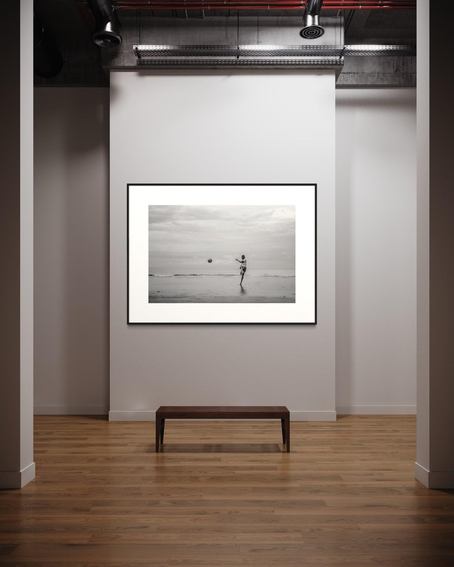 Coastal Kick in Monochrome