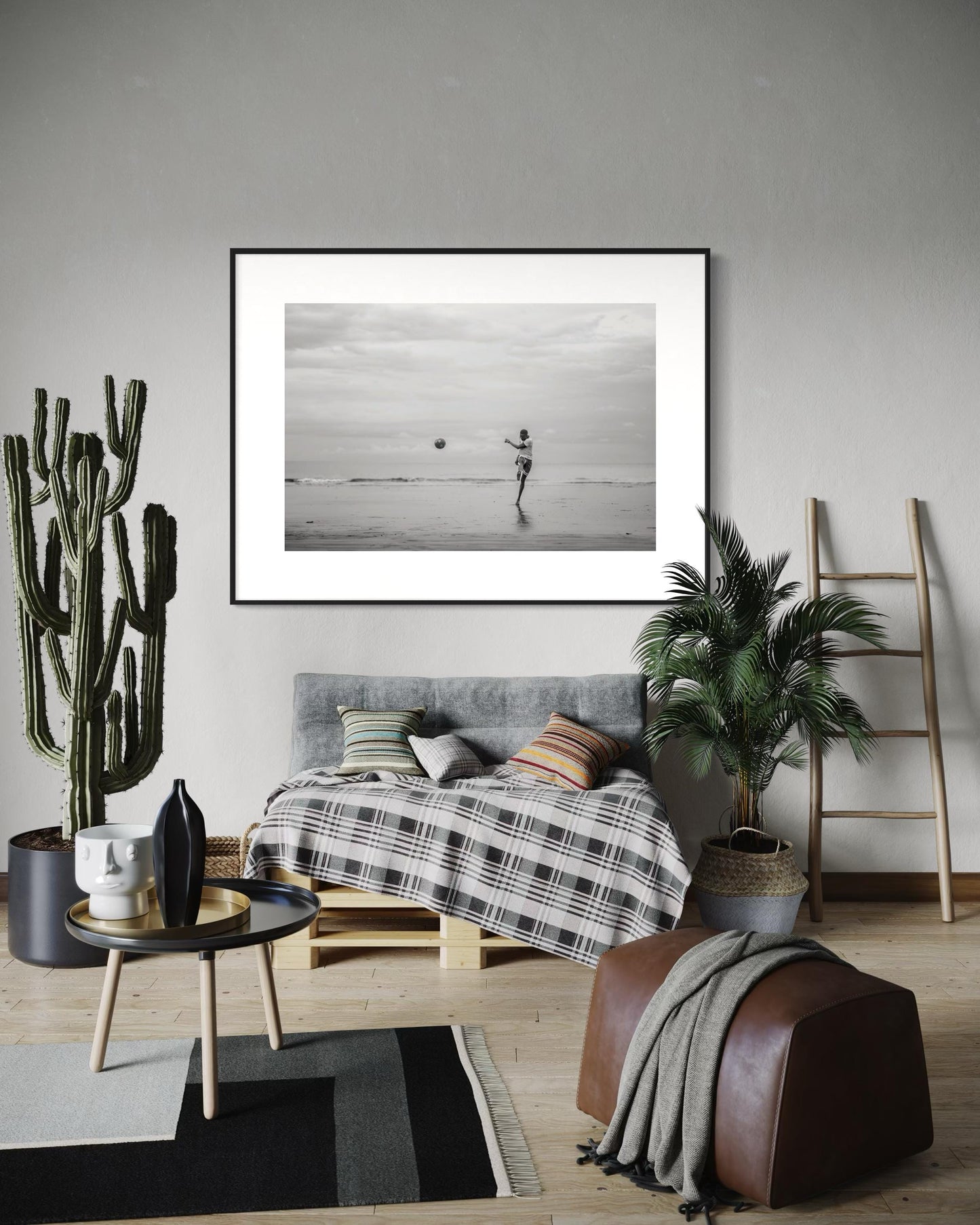 Coastal Kick in Monochrome