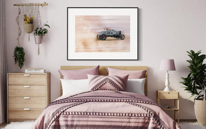Vintage Hot Rod Beach Race Wall Art  TROG Speed Print  1930s Ford Racer Photo  Dust Storm Photography  Fine Art Car Print