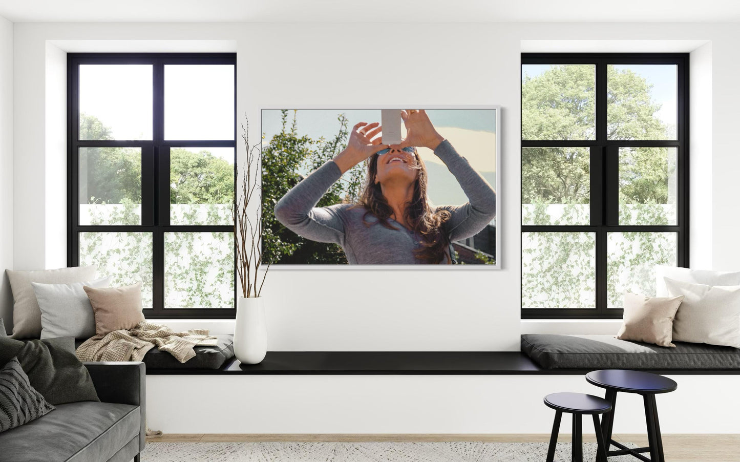 Fine Art Print - Caught You Red Handed Wall Art Print - Selfie Airbnb Poster Decor, Lobby Art, Gift Ideas, bathroom, housewarming, coffee