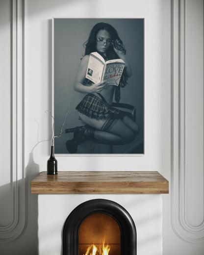 Fine Art Print - Why Men Love Trouble  | Bold Boudoir Wall Art | Funny Sexy Art | Empowered Women Decor  | Gil Stunner Photography